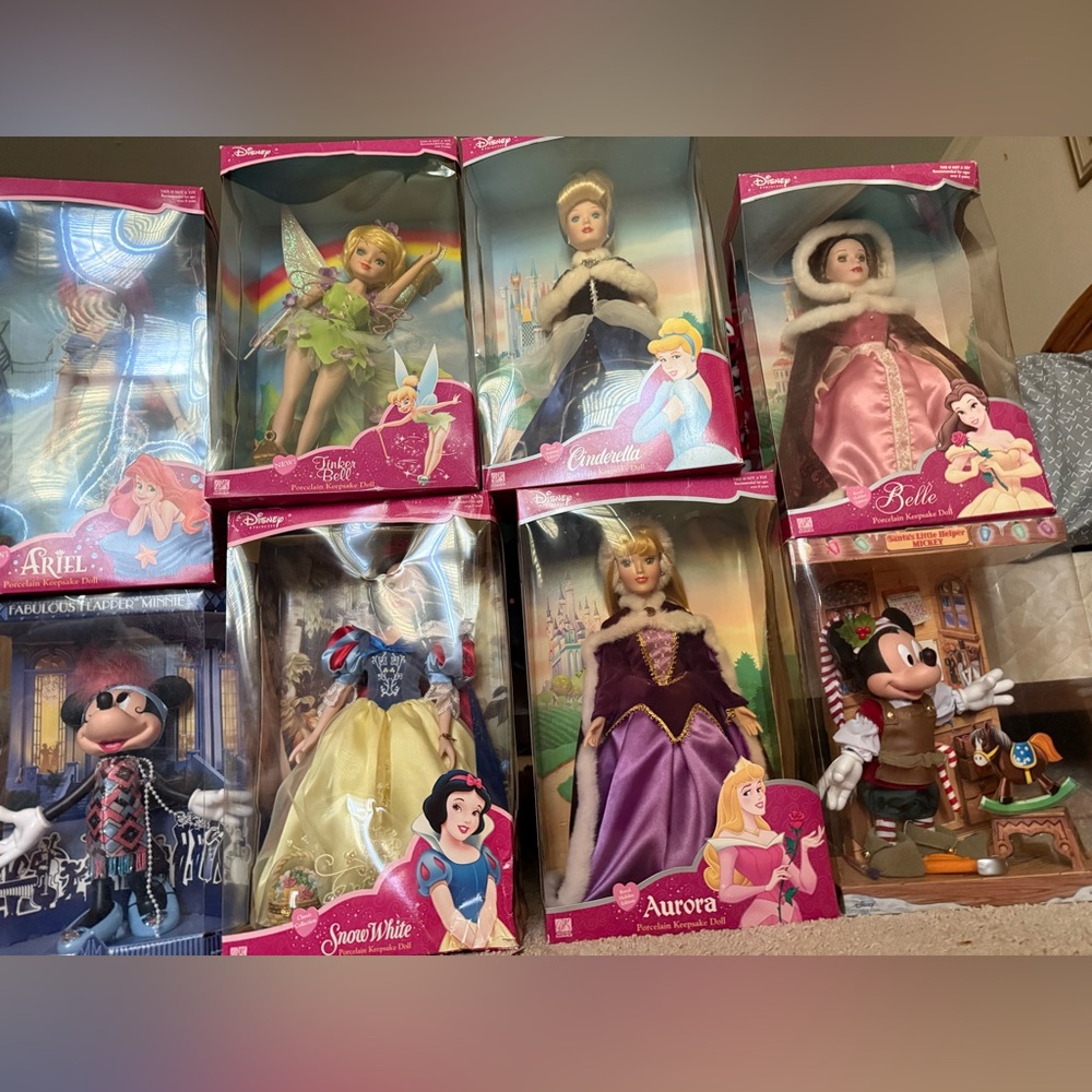 Disney Porcelain Dolls